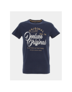 T-shirt daily bleu marine homme - Deeluxe