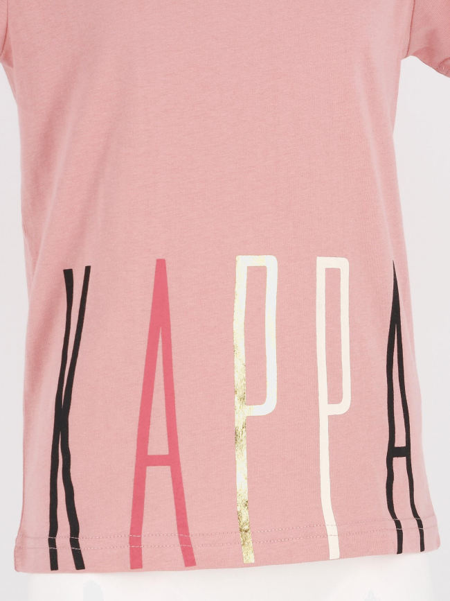 T-shirt iseto rose fille - Kappa