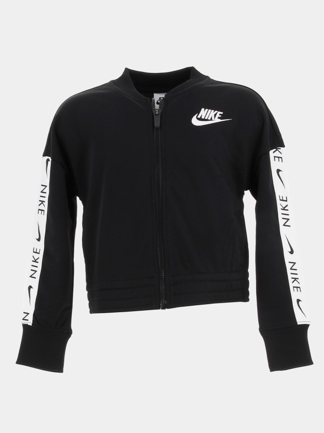 Survêtement veste zippée jogging noir fille - Nike