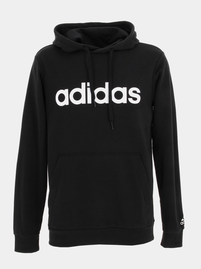 Sweat à capuche logo noir homme - Adidas