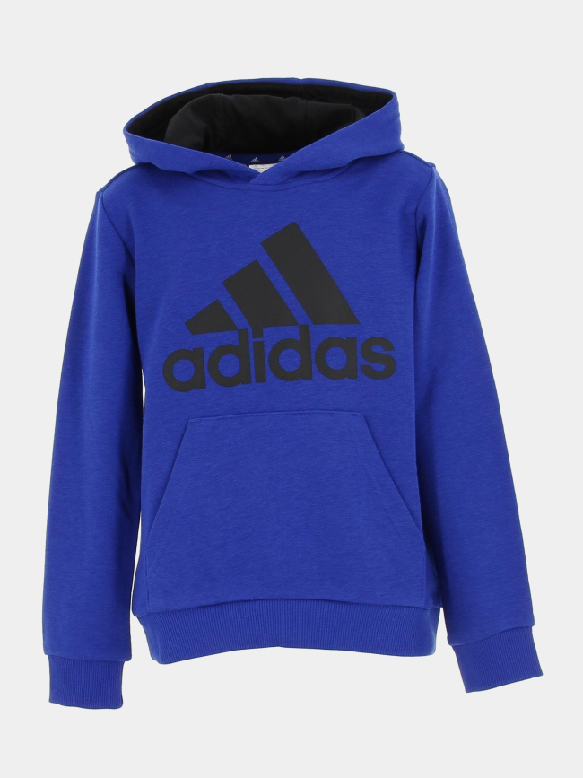 Sweat à capuche logo 3 stripes bleu marine enfant - Adidas