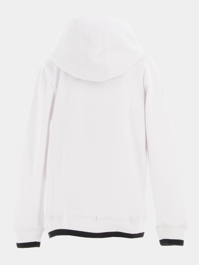 Sweat à capuche siclass blanc enfant - Teddy Smith