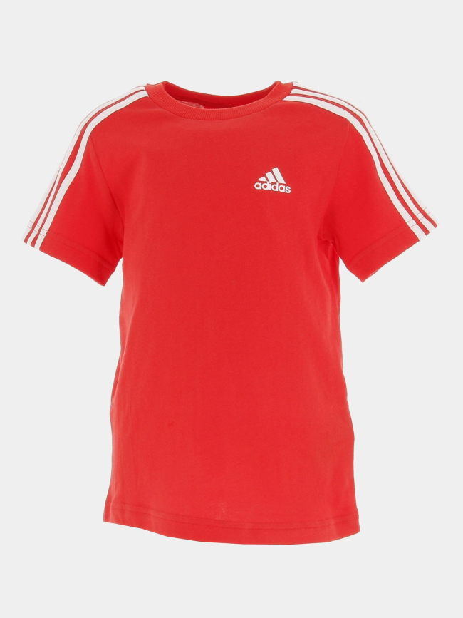 Ensemble sport t-shirt short 3s rouge garçon - Adidas