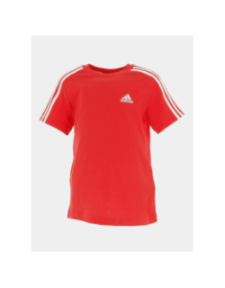 Ensemble sport t-shirt short 3s rouge garçon - Adidas