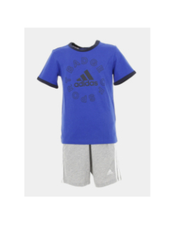 Ensemble t-shirt short bleu garçon - Adidas