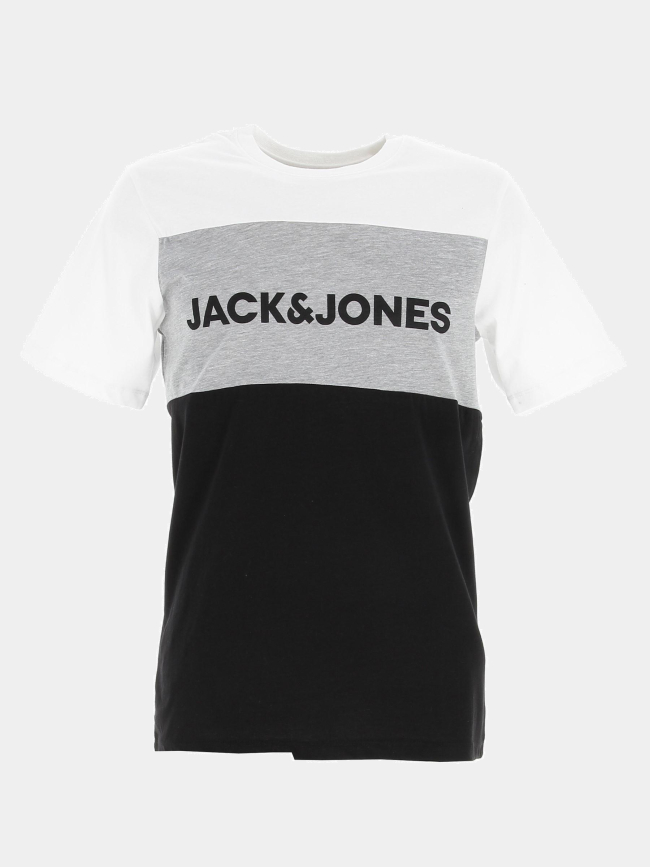 T-shirt logo block noir homme - Jack & Jones