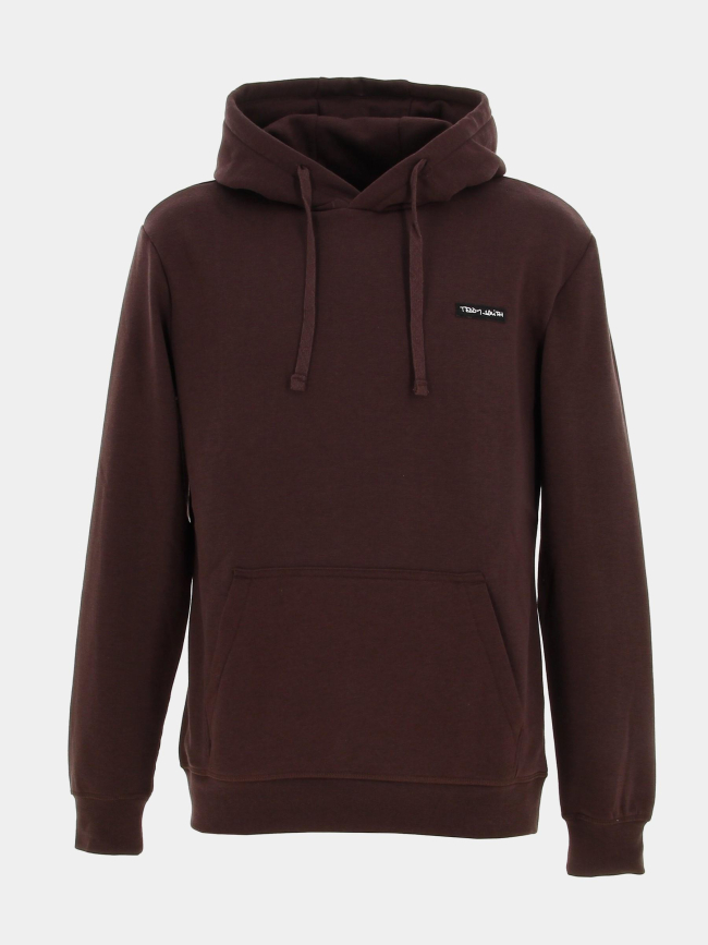 Sweat à capuche nark marron homme - Teddy Smith