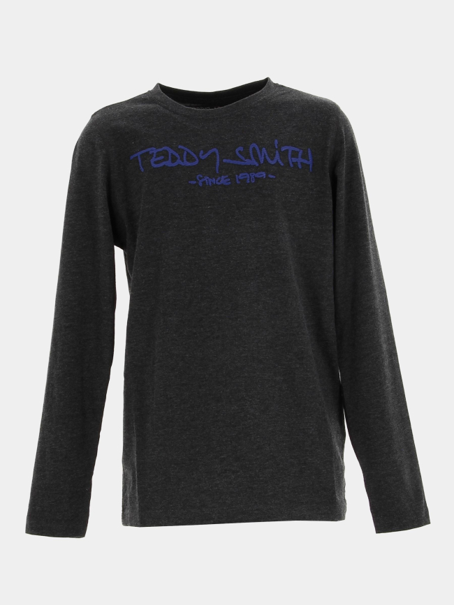 T-shirt manches longues ticlass gris garçon - Teddy Smith