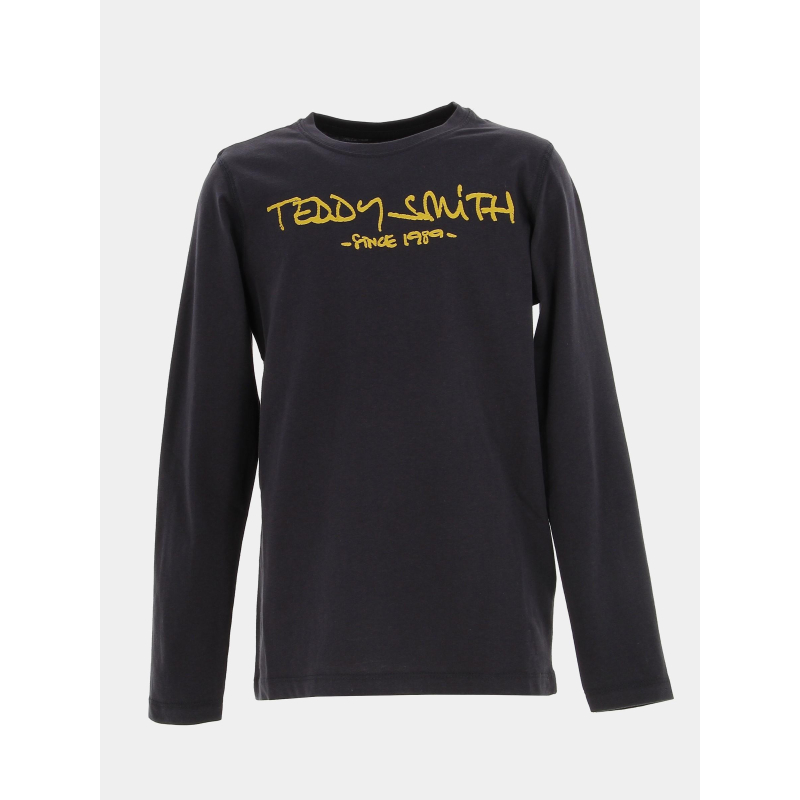 T-shirt manches longues ticlass marine garçon - Teddy Smith