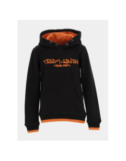 Sweat à capuche siclass noir garçon - Teddy Smith