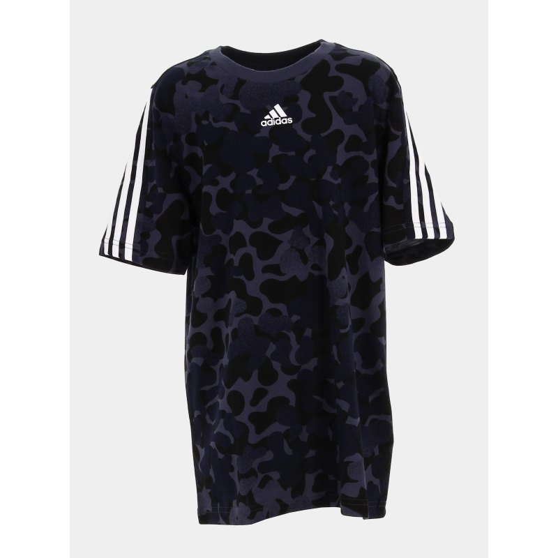 T-shirt b fi 3s camo bleu marine garçon - Adidas