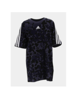 T-shirt b fi 3s camo bleu marine garçon - Adidas