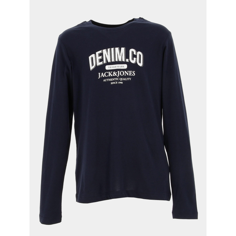 T-shirt manches longues bleu garçon - Jack & Jones