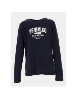 T-shirt manches longues bleu garçon - Jack & Jones