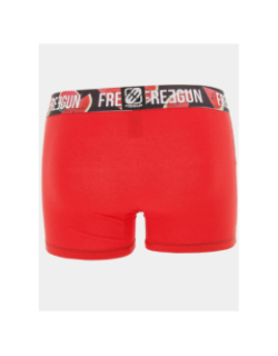 Boxer coton bio rouge homme - Freegun