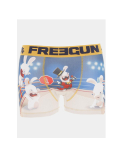 Boxer lapins crétins bleu homme - Freegun