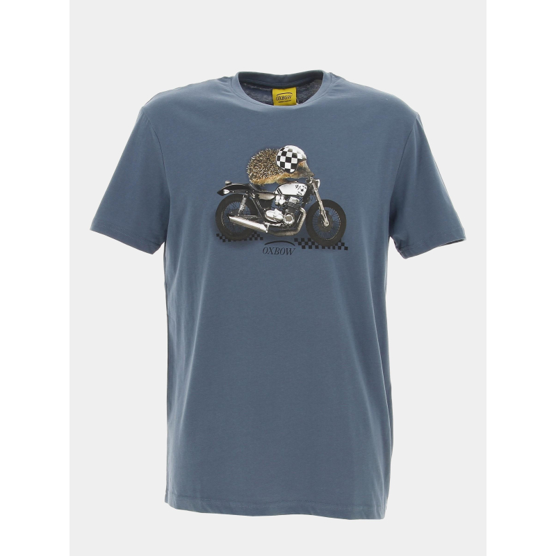 T-shirt graphique bleu homme - Oxbow