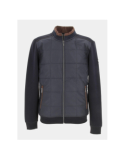 Veste schetland classic bleu marine homme - Benson & Cherry