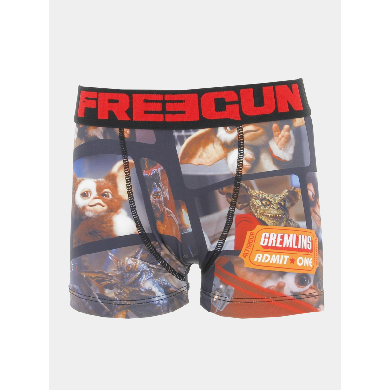 Boxer gremlins noir garçon - Freegun
