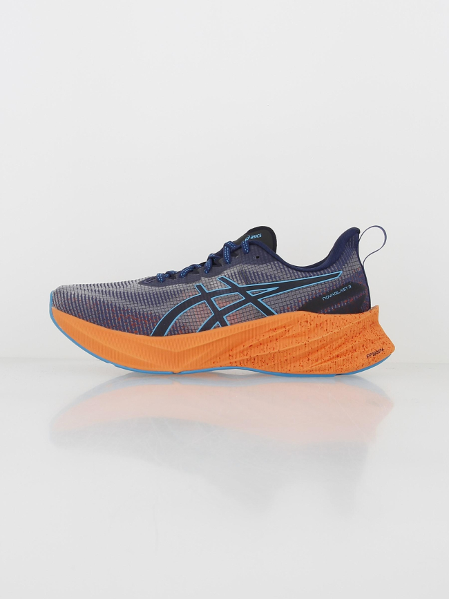Chaussures de running novablast 3 le bleu orange homme - Asics