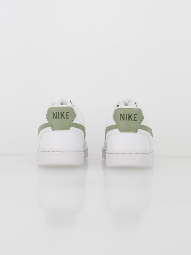 Baskets court vision blanc vert homme - Nike