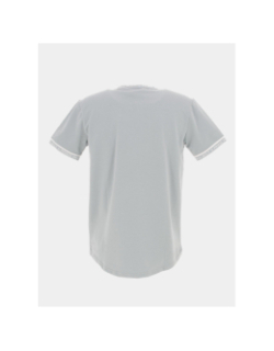 T-shirt basic col logo bleu vert homme - Project X Paris