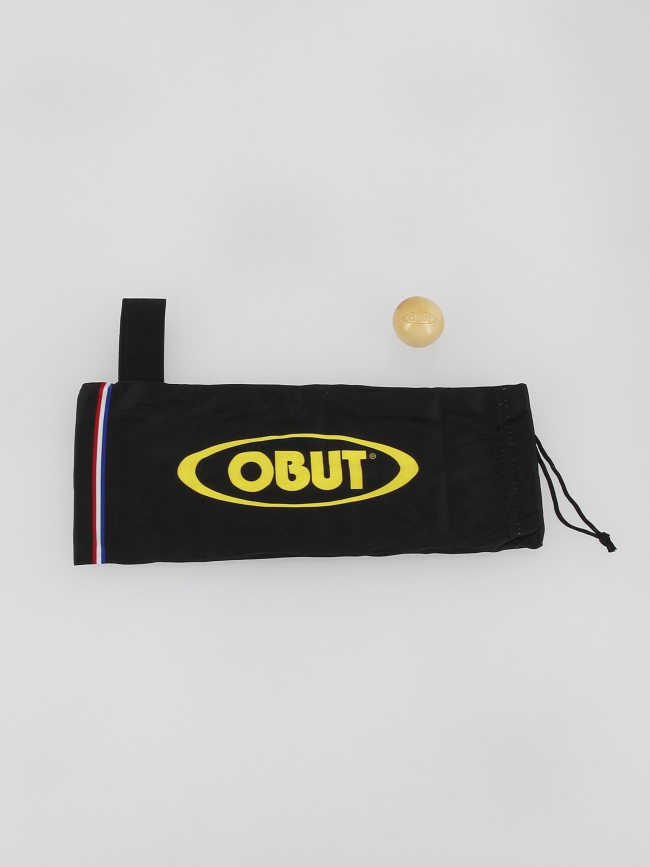 Boules de pétanque Match+ durete+ 76mm - Obut 680g Noir - Cdiscount Sport