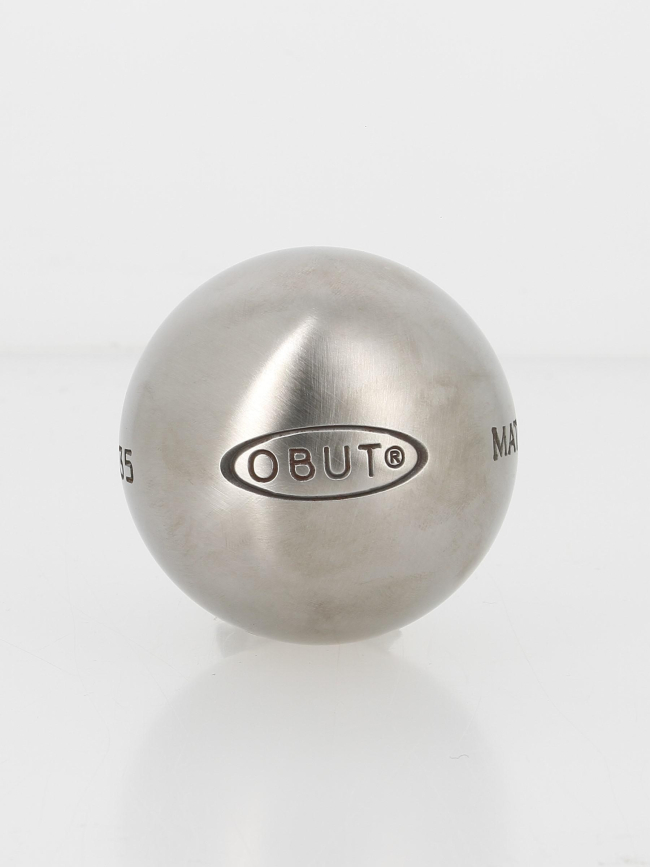 Boules de pétanque demi-tendre 71mm match it strie 0 - Obut