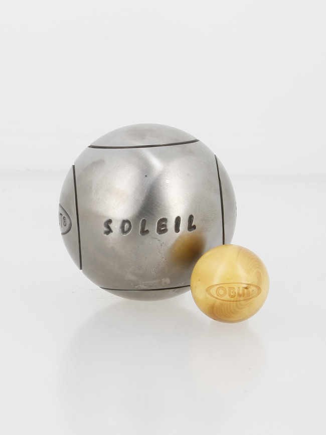 Soleil strie 1 tendre 71mm boules de pétanque - Obut