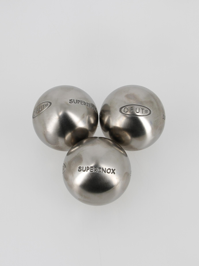 Boules de pétanque Obut Atx competition 1 71mm Argent métalisé Taille :  730g Taille : 730g - Pétanque - Achat & prix