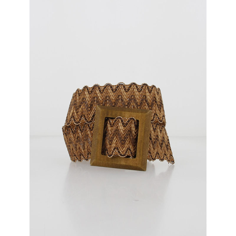 Ceinture rahia marron femme - Deeluxe