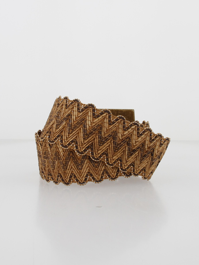 Ceinture rahia marron femme - Deeluxe