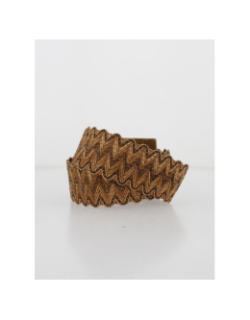 Ceinture rahia marron femme - Deeluxe