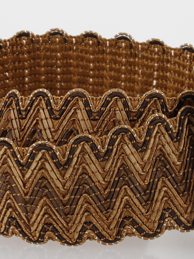 Ceinture rahia marron femme - Deeluxe