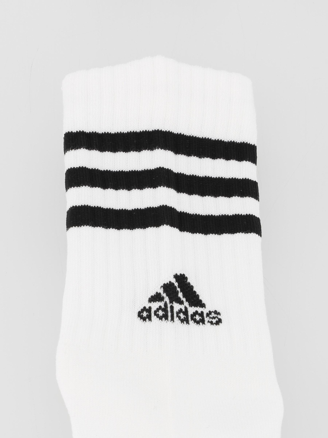 Pack 3 paires de chaussettes 3 stripes blanc - Adidas