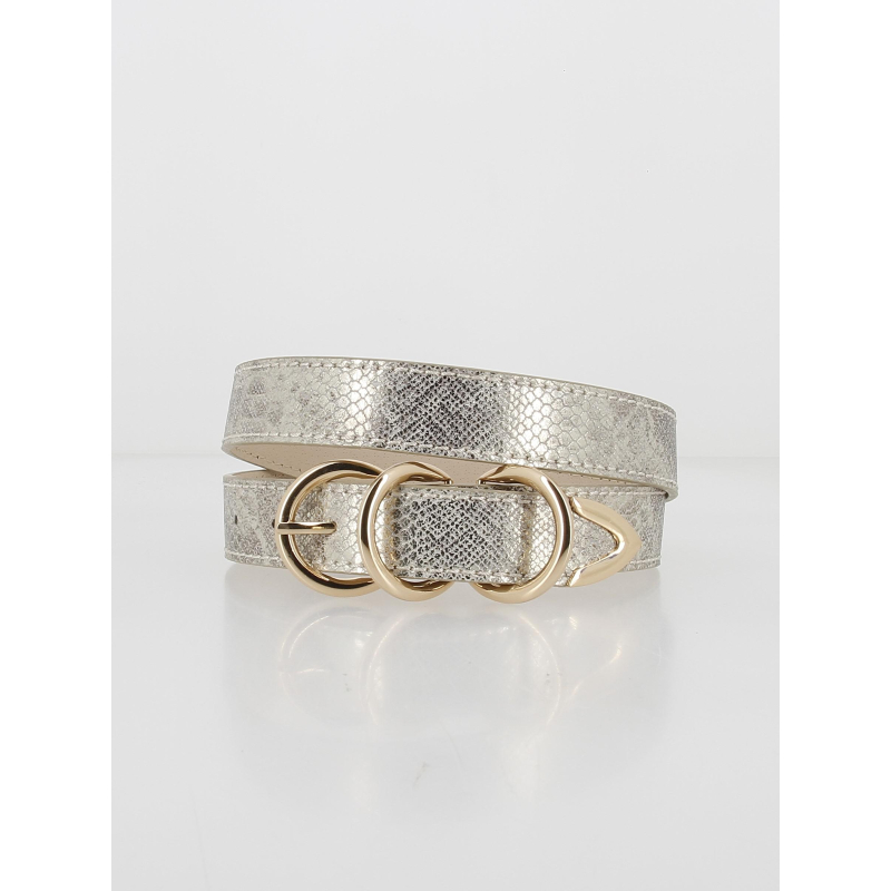 Ceinture repta argenté femme - Morgan