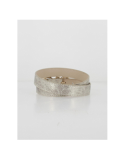 Ceinture repta argenté femme - Morgan