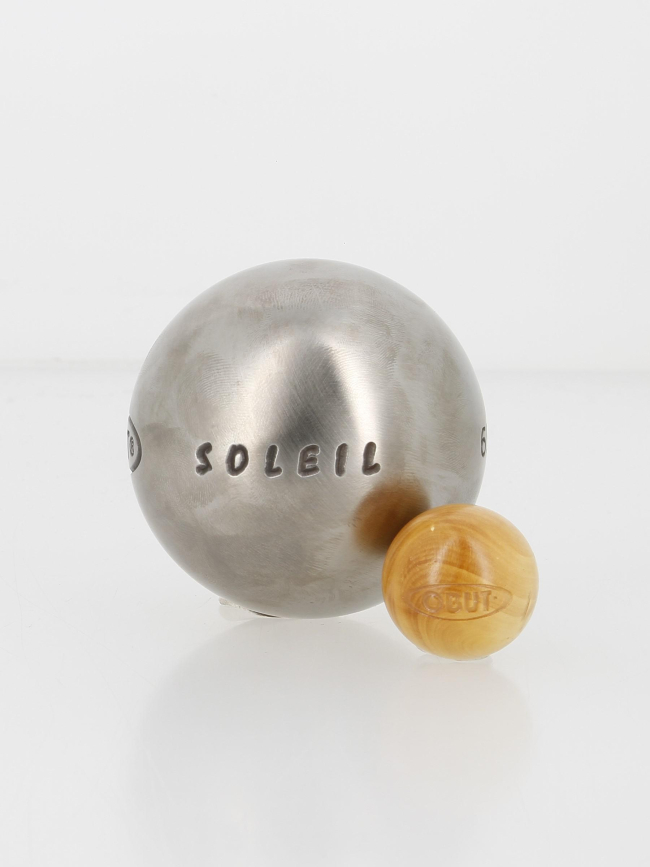 Soleil strie 0 tendre 76mm boules de pétanque - Obut