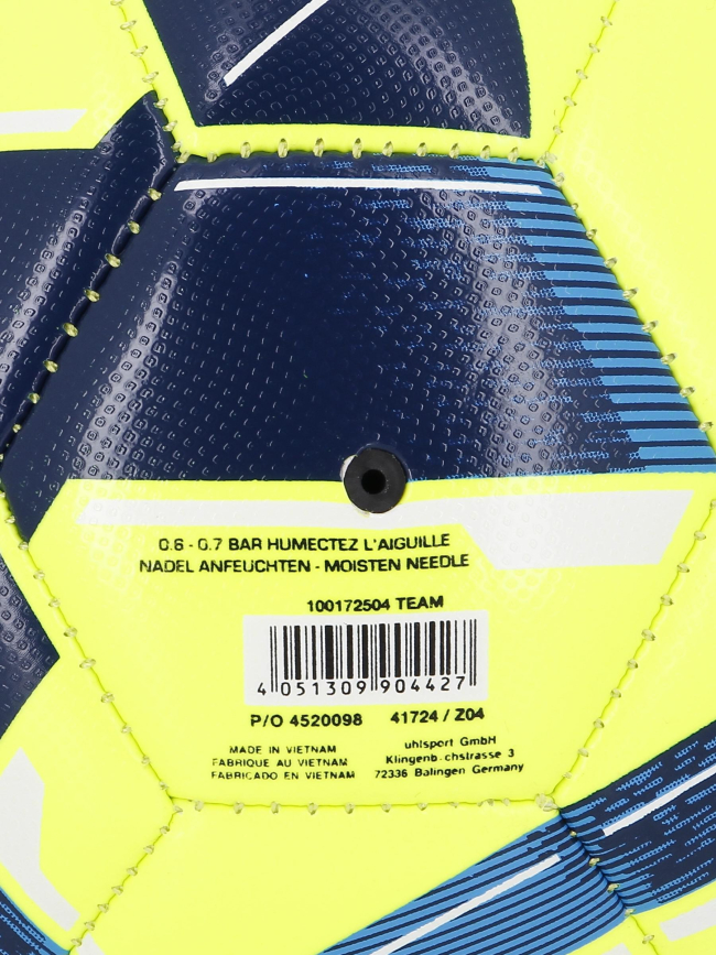 Ballon De Futsal Uhlsport Sala Match Addglue – Taille 4, Certifié FIFA BASIC