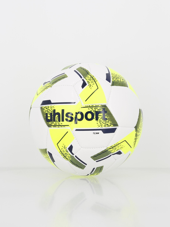 Ballon de football team t5 blanc jaune - Uhlsport