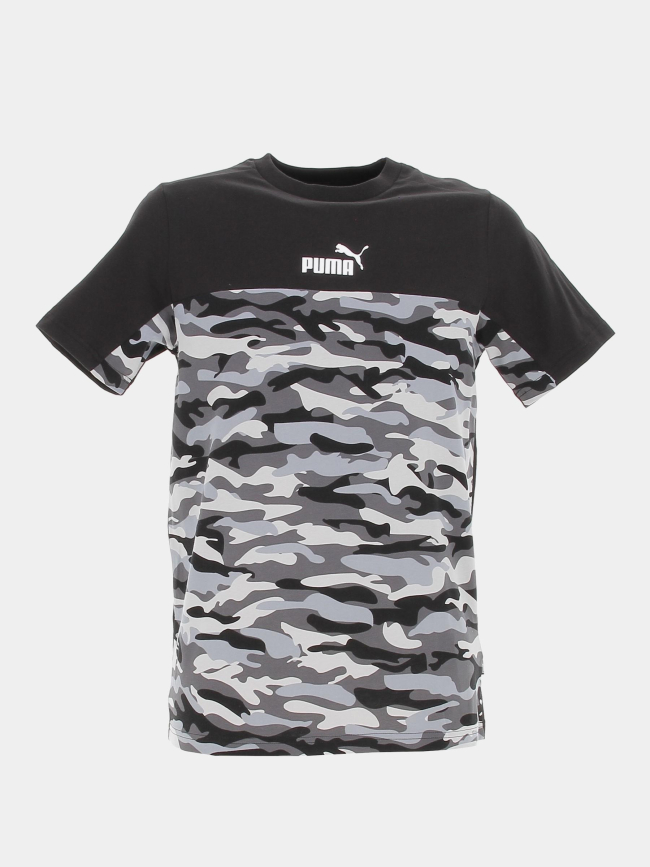 T-shirt essential camo noir homme - Puma