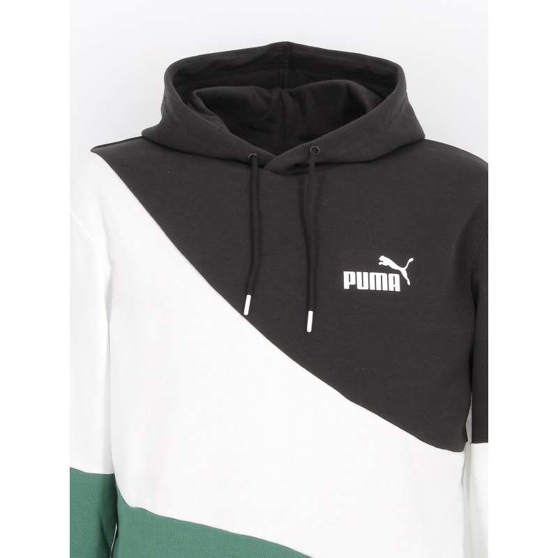 Sweat à Capuche Homme Polaire Oversize Avec Poche Kangourou - Coupe Ample Colorblock Pour Automne/hiver