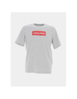 T-shirt conavigator gris chiné homme - Jack & Jones