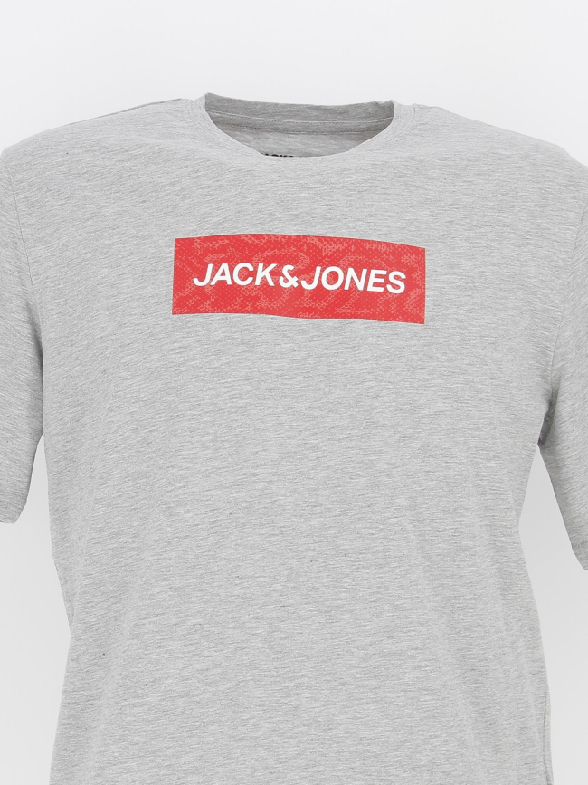 T-shirt conavigator gris chiné homme - Jack & Jones