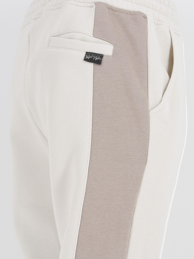 Jogging tricolore marron beige blanc - Project X Paris