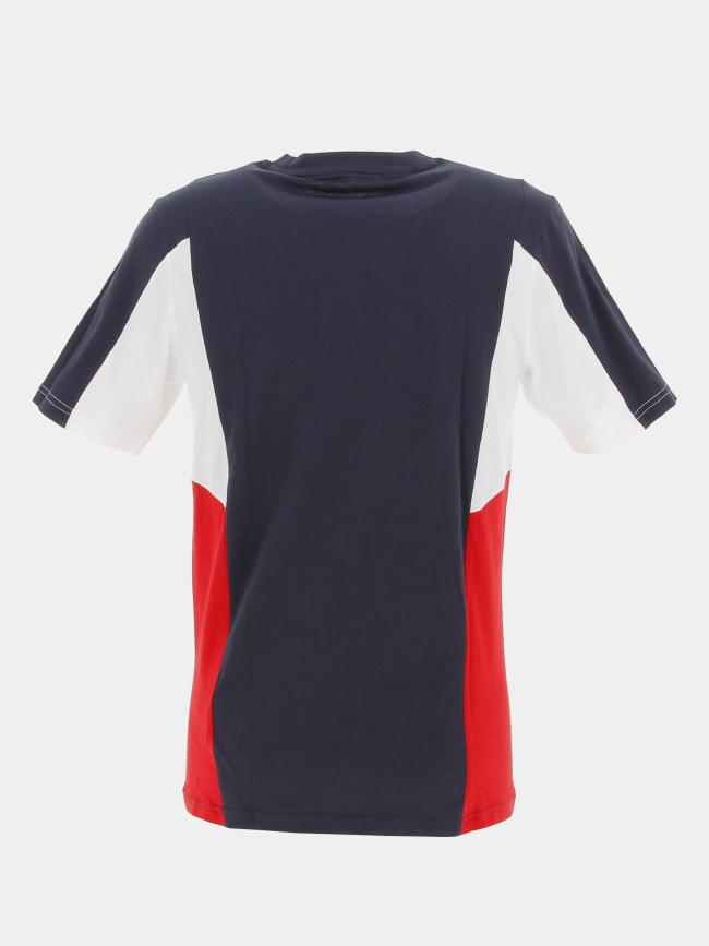 T-shirt tricolore 3 stripes bleu blanc rouge garçon - Adidas