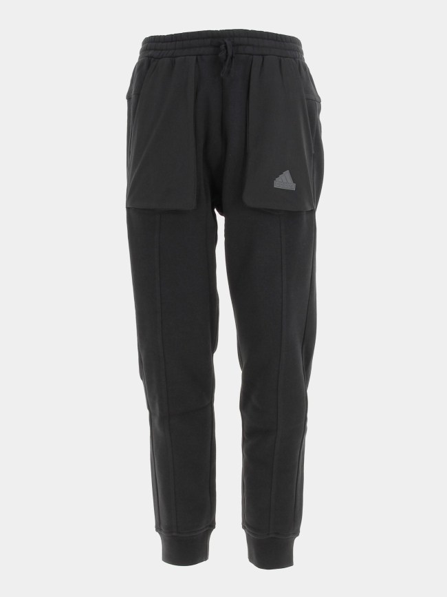 Jogging regular print noir homme - Adidas