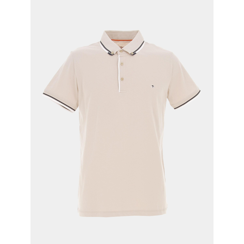 Polo groot beige homme - Benson & Cherry