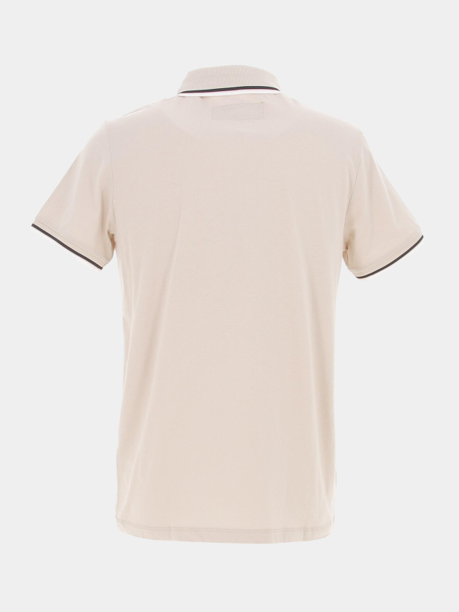 Polo groot beige homme - Benson & Cherry