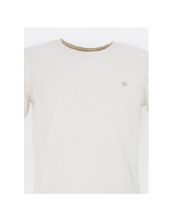 T-shirt signature taxi beige homme - Benson & Cherry